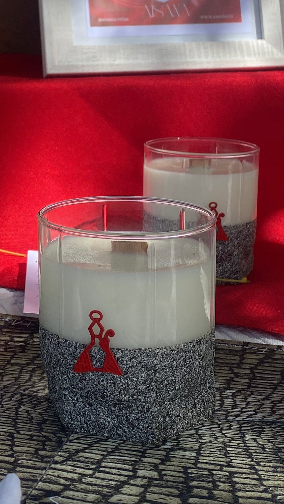 Vela artesanal de san Fermín - El latido del adoquín - pamplona (navarra) - cera de soja natural para regalar